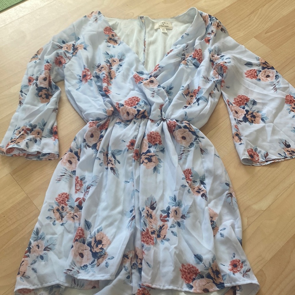 Floral Long Sleeve Romper